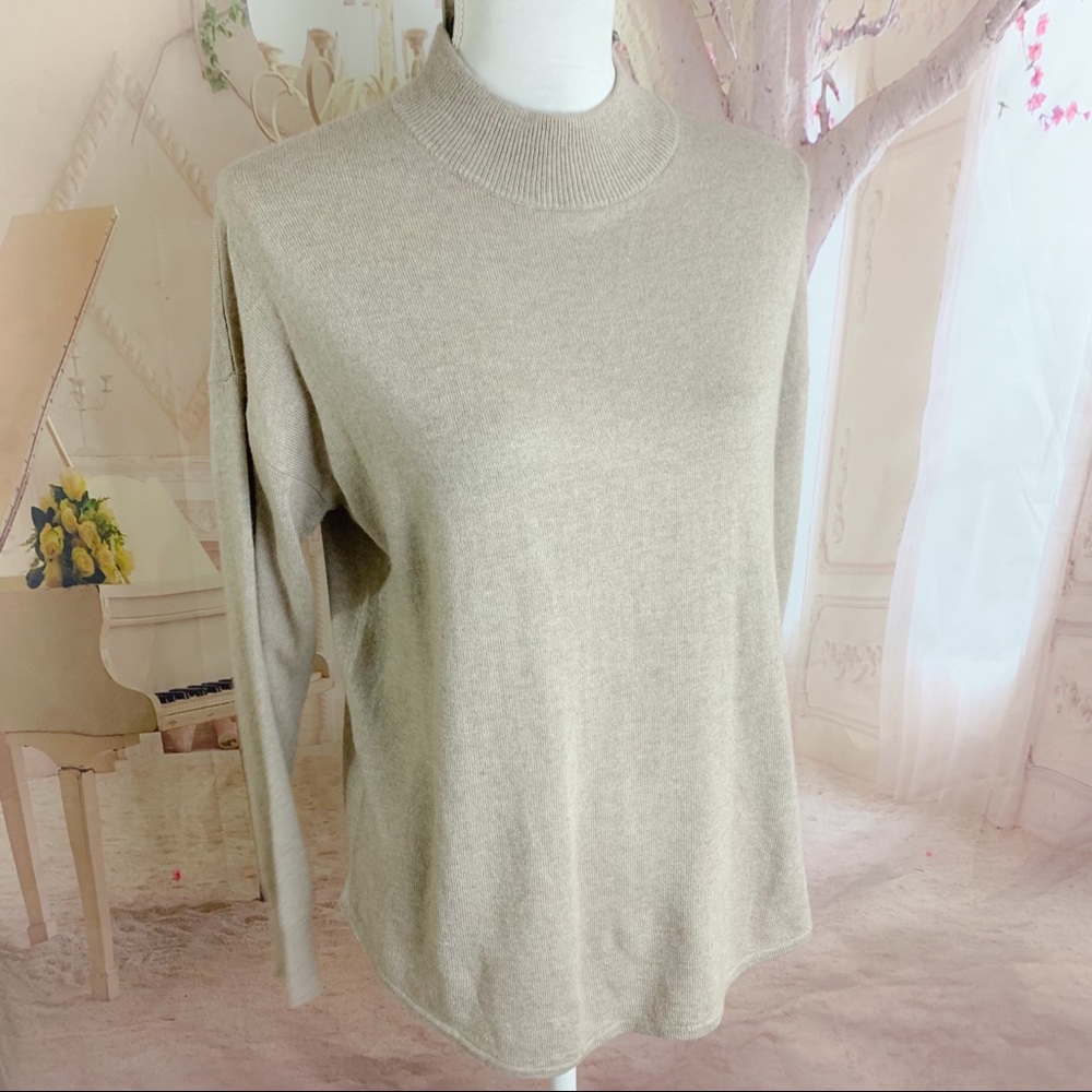 NEW Madewell Ashbury Mock Neck Sweater - Picture 5 of 11